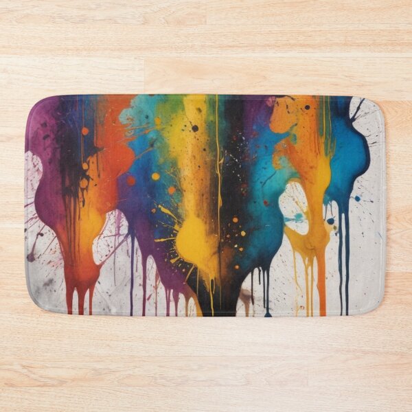 Item preview, Artistic colorful splash spectrum artwork print design  designed and sold by Anshu3813.
