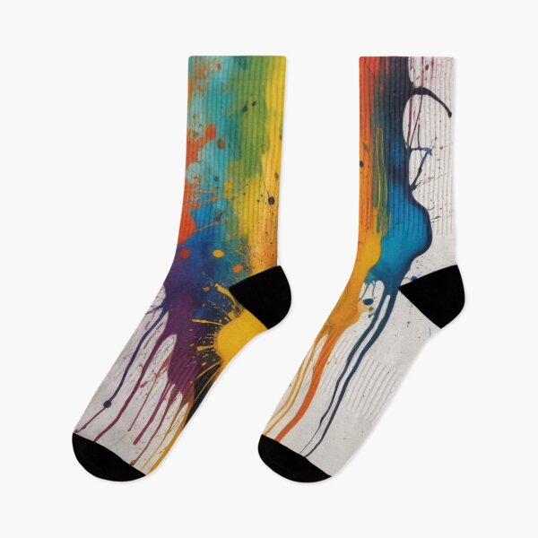 Item preview, Artistic colorful splash spectrum artwork print design  designed and sold by Anshu3813.