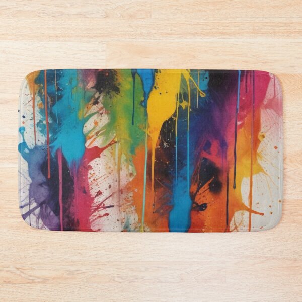 Item preview, Artistic colorful splash spectrum artwork print design  designed and sold by Anshu3813.