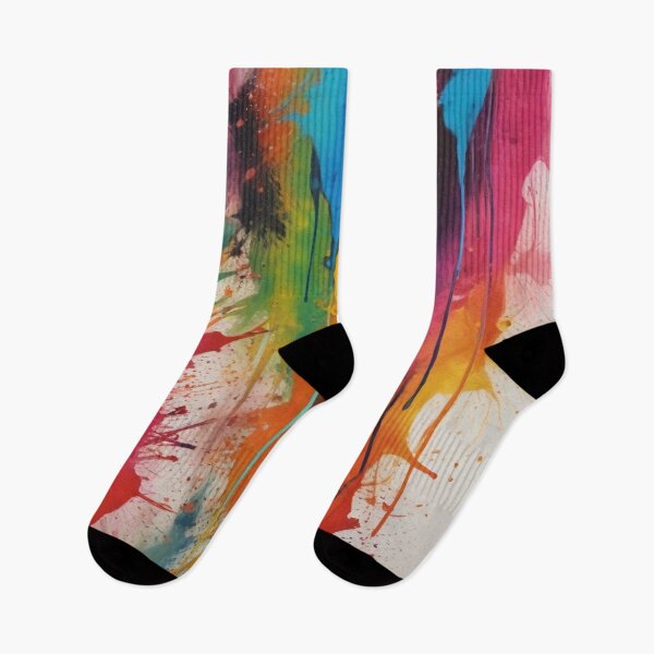 Item preview, Artistic colorful splash spectrum artwork print design  designed and sold by Anshu3813.