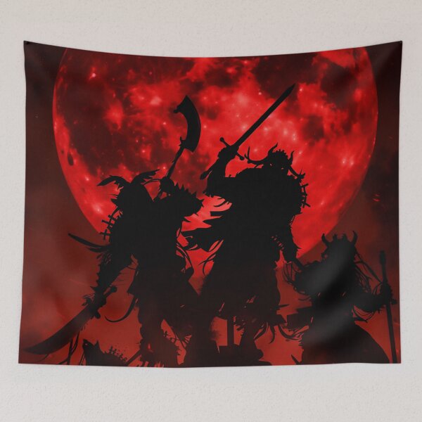 Item preview, Night of the Assassins - Skaven Clan Eshin Under Blood Moon T-Shirt designed and sold by Juuskus.