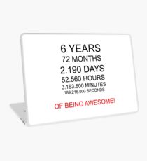 6 years children awesome gift idea birthday Laptop Skin