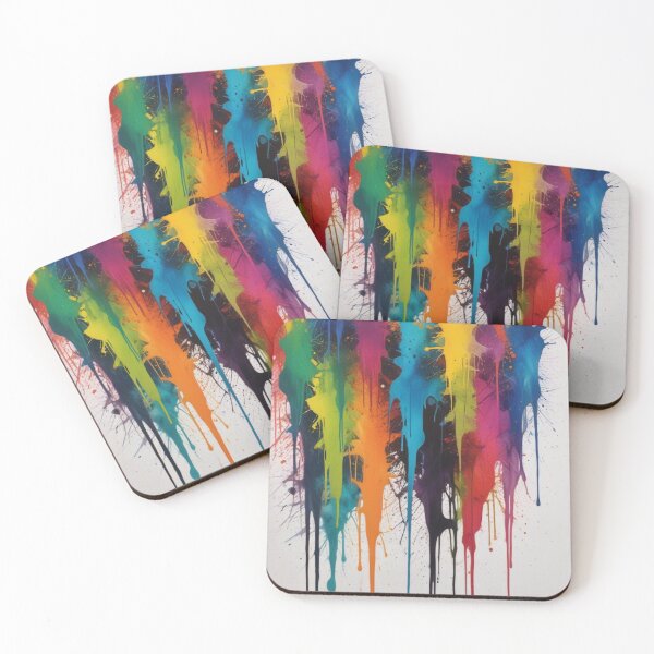 Item preview, Artistic colorful splash spectrum artwork print design designed and sold by Anshu3813.