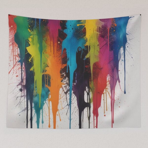 Item preview, Artistic colorful splash spectrum artwork print design designed and sold by Anshu3813.