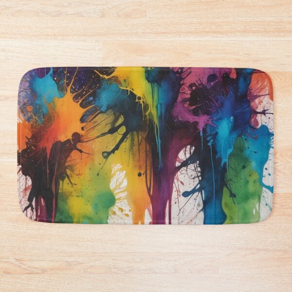 Item preview, Artistic colorful splash spectrum artwork print design designed and sold by Anshu3813.