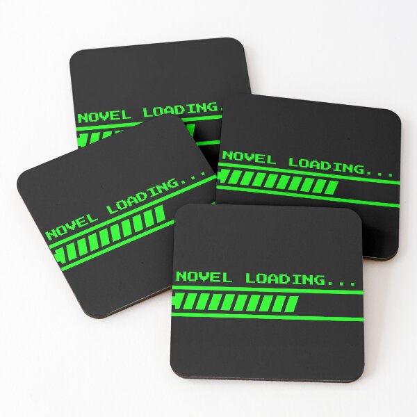 Item preview, Novel Loading Neon Green designed and sold by PlotBunnyHollow.