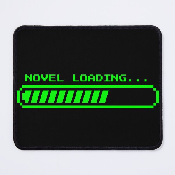 Item preview, Novel Loading Neon Green designed and sold by PlotBunnyHollow.