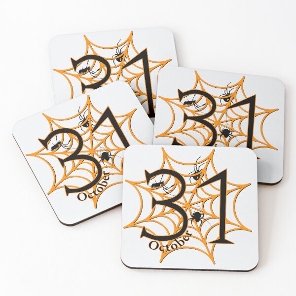 Item preview, October 31st Halloween | Spooky Season Date Design w/ Spiders and Web  designed and sold by ASeasonalFlair.