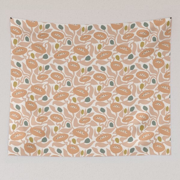 Item preview, Floral Pattern Poppies designed and sold by Botanical Cat.