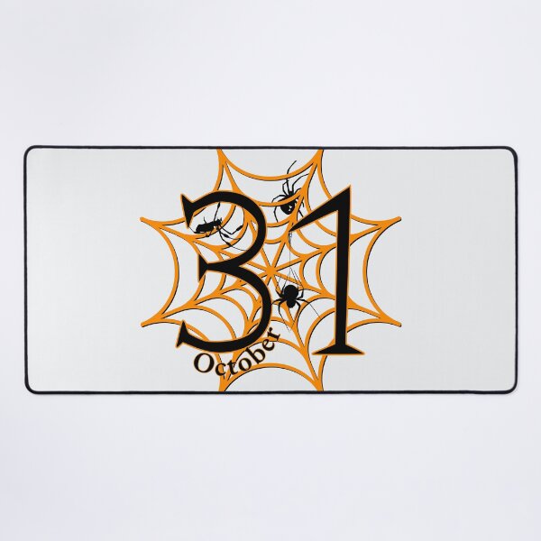 Item preview, October 31st Halloween | Spooky Season Date Design w/ Spiders and Web designed and sold by ASeasonalFlair.