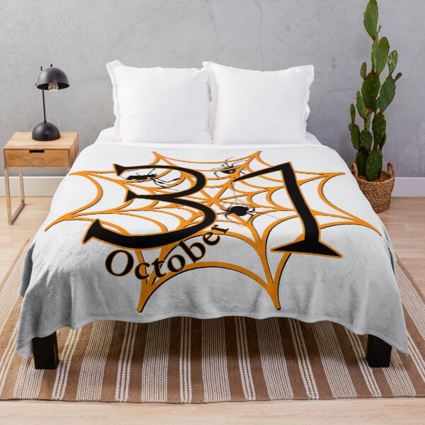 Item preview, October 31st Halloween | Spooky Season Date Design w/ Spiders and Web designed and sold by ASeasonalFlair.