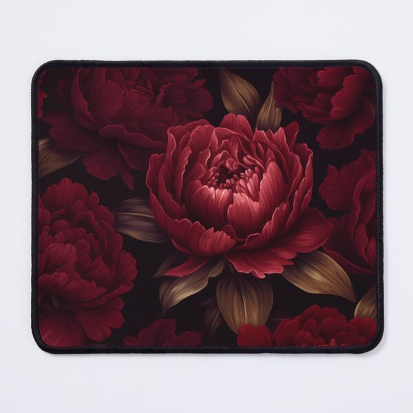 Item preview, Elegant dark red peonies designed and sold by The Graphic Letters.