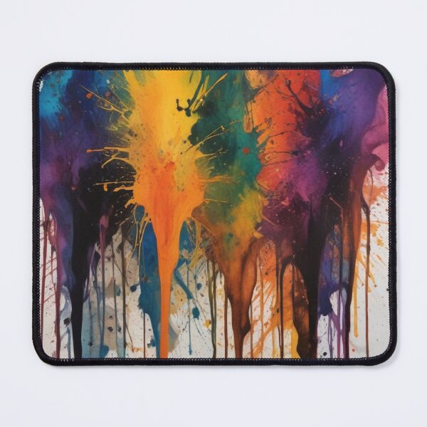 Item preview, Artistic colorful splash spectrum artwork print design designed and sold by Anshu3813.