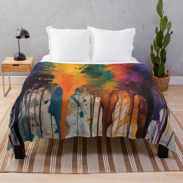 Item preview, Artistic colorful splash spectrum artwork print design designed and sold by Anshu3813.