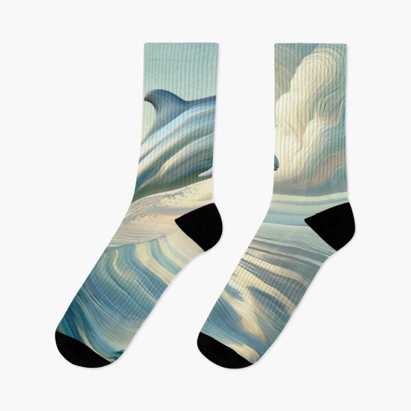 Item preview, Oceanic Grace: Renoir-Inspired Dolphin Leap designed and sold by Suzana Djordjevic.
