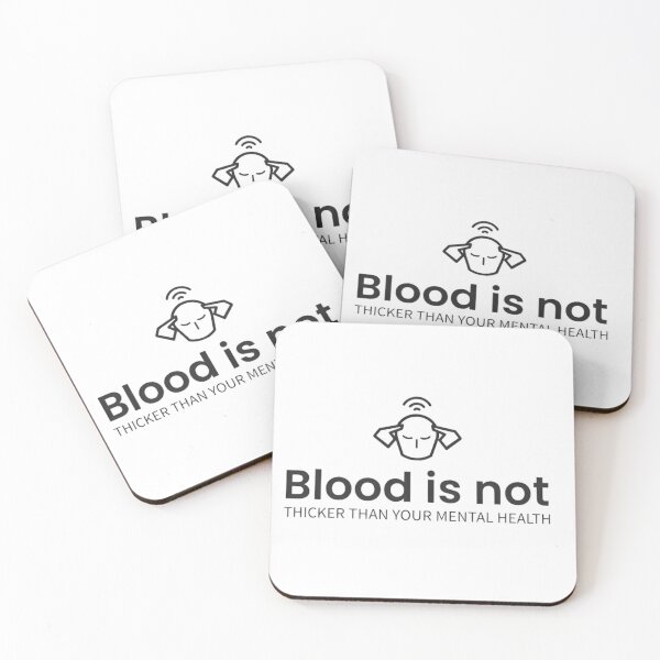 Item preview, Blood is not thicker than your mental health  designed and sold by lacm2020.