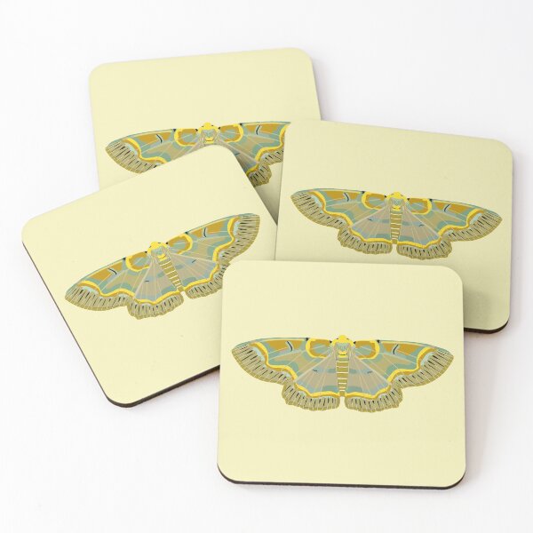 Item preview, Green Geometer Moth designed and sold by okaymoose.