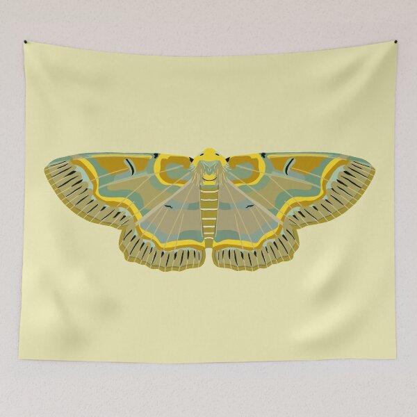 Item preview, Green Geometer Moth designed and sold by okaymoose.