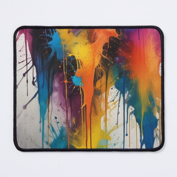 Item preview, Artistic colorful splash spectrum artwork print design  designed and sold by Anshu3813.