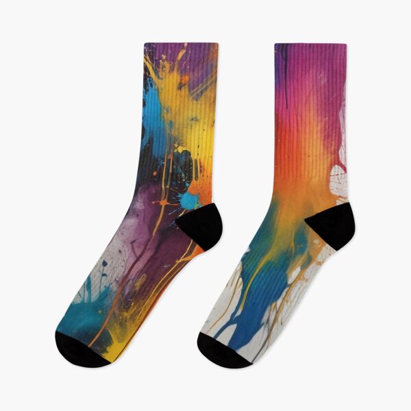 Item preview, Artistic colorful splash spectrum artwork print design  designed and sold by Anshu3813.