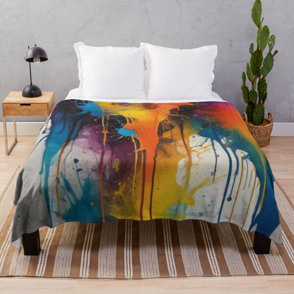 Item preview, Artistic colorful splash spectrum artwork print design  designed and sold by Anshu3813.