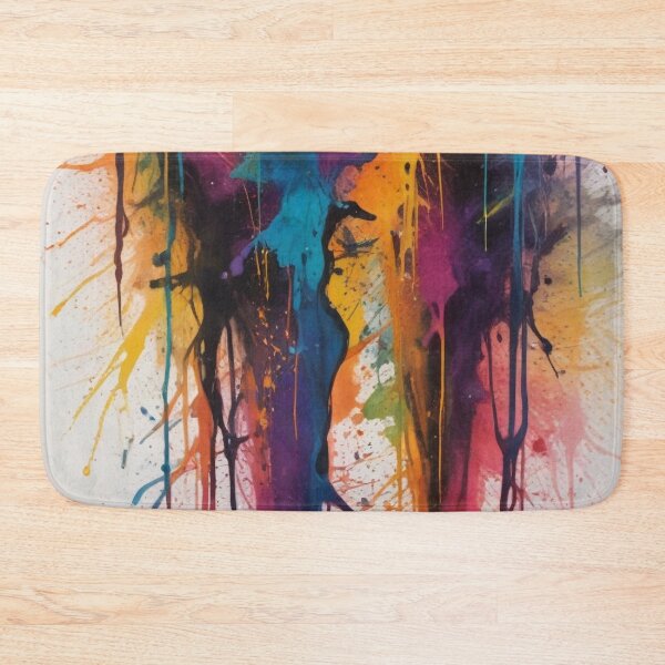 Item preview, Artistic colorful splash spectrum artwork print design  designed and sold by Anshu3813.