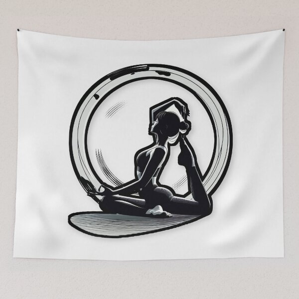 Item preview, Eclipse Asana Yoga designed and sold by AstridOfficial.