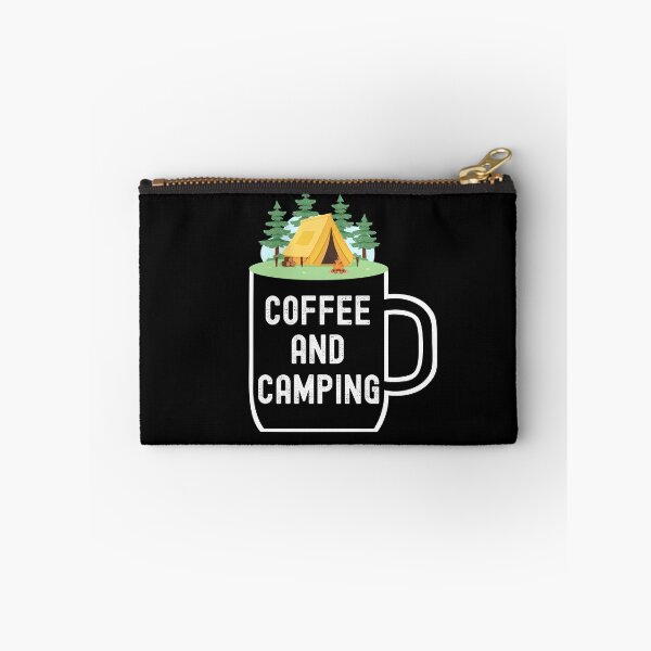 Item preview, Coffee and Camping with Mug, Campfire, Tent, & Trees -Nature designed and sold by elvisg03.