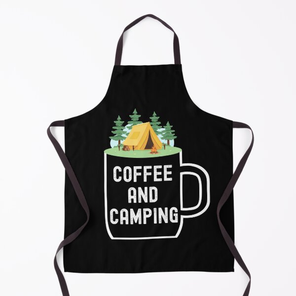 Item preview, Coffee and Camping with Mug, Campfire, Tent, & Trees -Nature designed and sold by elvisg03.