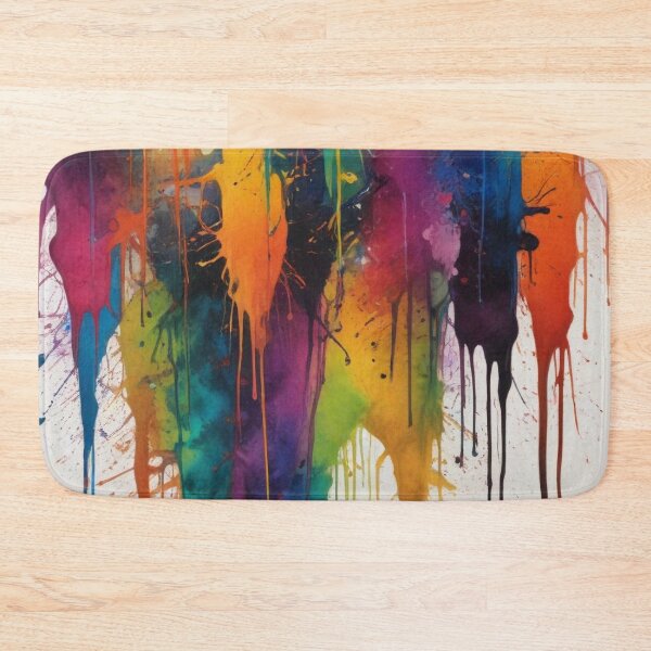 Item preview, Artistic colorful splash spectrum artwork print design  designed and sold by Anshu3813.
