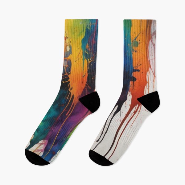 Item preview, Artistic colorful splash spectrum artwork print design  designed and sold by Anshu3813.