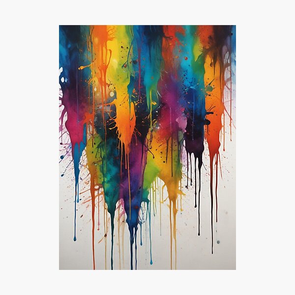 Item preview, Artistic colorful splash spectrum artwork print design designed and sold by Anshu3813.