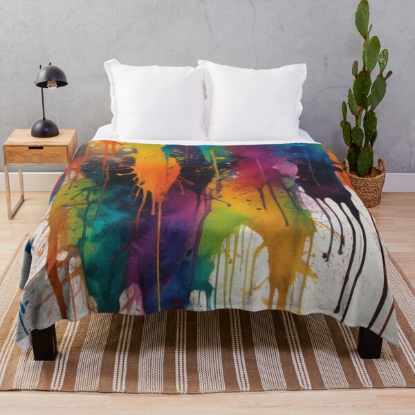 Item preview, Artistic colorful splash spectrum artwork print design  designed and sold by Anshu3813.