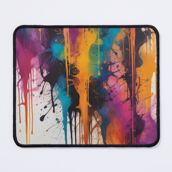 Item preview, Artistic colorful splash spectrum artwork print design  designed and sold by Anshu3813.