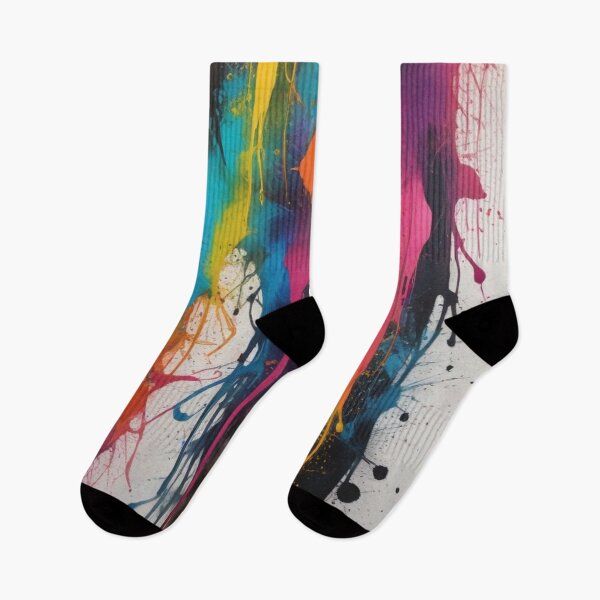 Item preview, Artistic colorful splash spectrum artwork print design  designed and sold by Anshu3813.