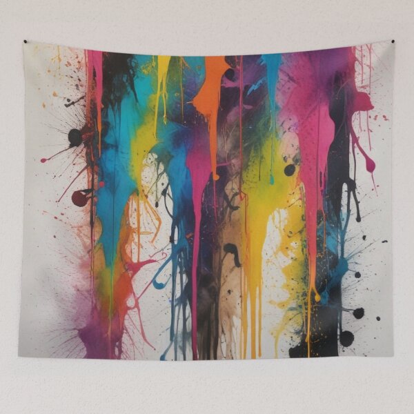 Item preview, Artistic colorful splash spectrum artwork print design  designed and sold by Anshu3813.