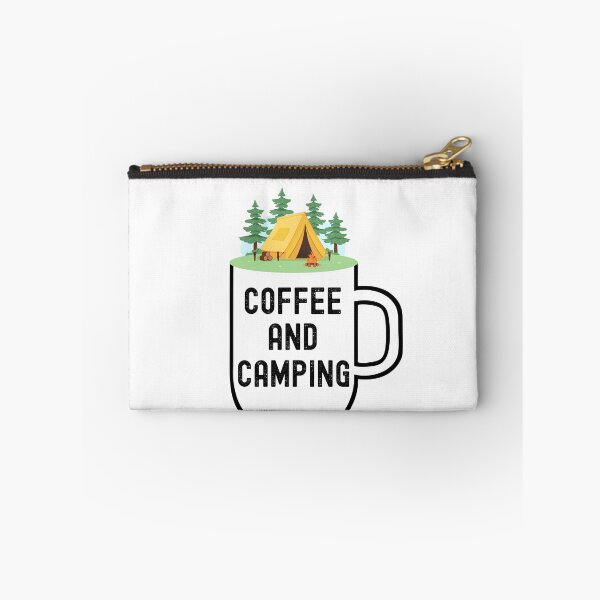 Item preview, Coffee and Camping with Mug, Campfire, Tent, & Trees -Nature designed and sold by elvisg03.