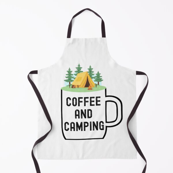 Item preview, Coffee and Camping with Mug, Campfire, Tent, & Trees -Nature designed and sold by elvisg03.