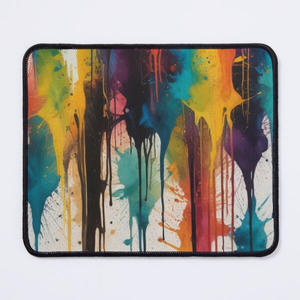 Item preview, Artistic colorful splash spectrum artwork print design  designed and sold by Anshu3813.
