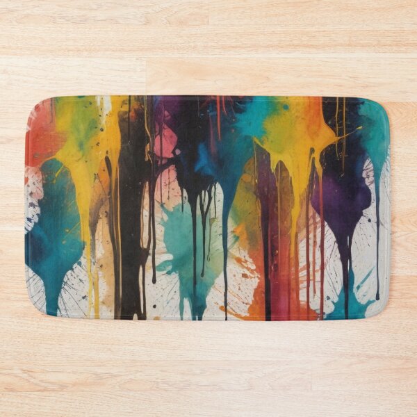 Item preview, Artistic colorful splash spectrum artwork print design  designed and sold by Anshu3813.