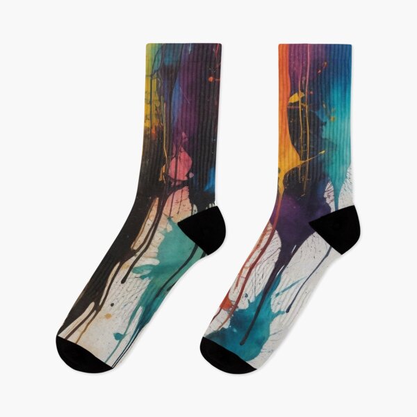 Item preview, Artistic colorful splash spectrum artwork print design  designed and sold by Anshu3813.