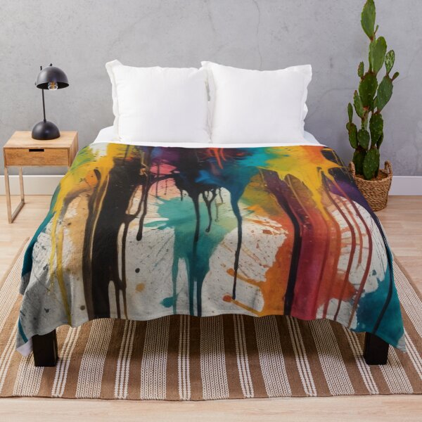 Item preview, Artistic colorful splash spectrum artwork print design  designed and sold by Anshu3813.