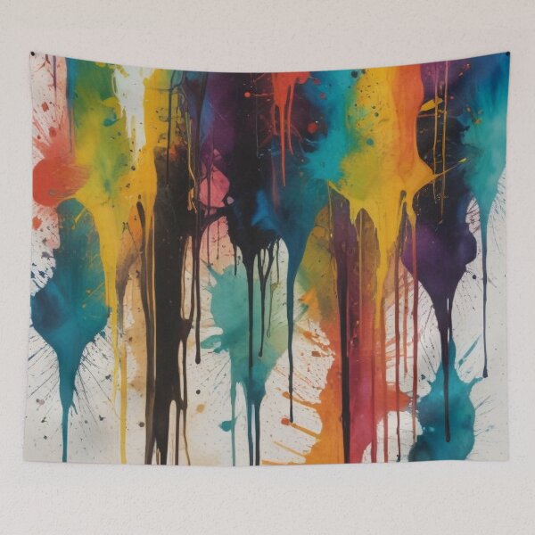 Item preview, Artistic colorful splash spectrum artwork print design  designed and sold by Anshu3813.