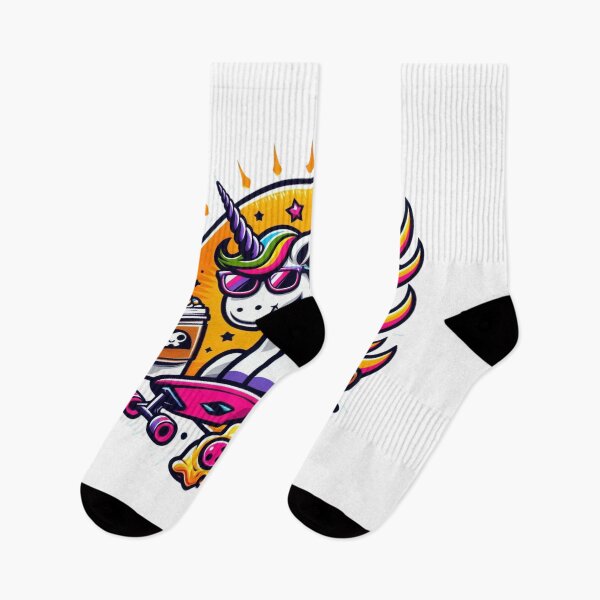 Item preview, Unicorn Pizza Skateboard Funny Style designed and sold by KTGim.