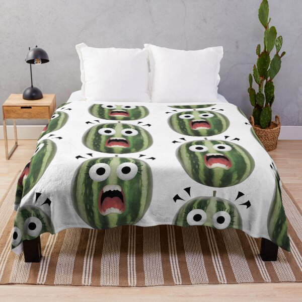 Item preview, Terrified, screaming watermelon with big eyes designed and sold by MagelliShop.