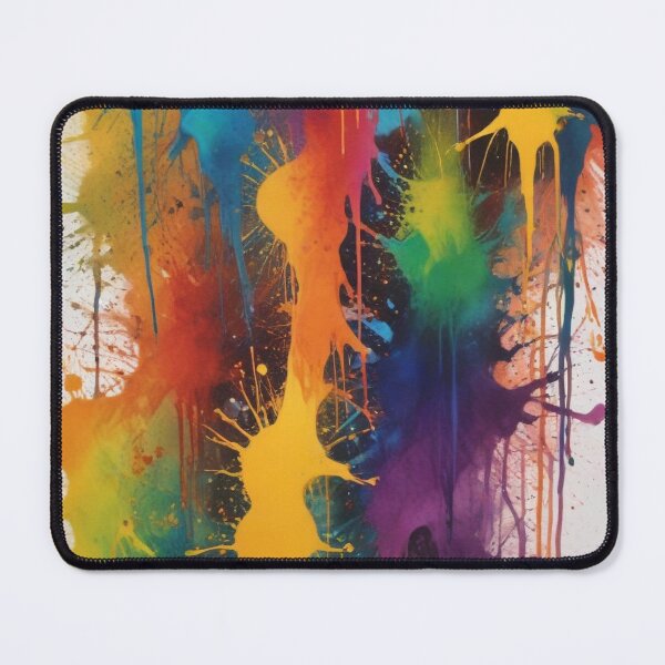 Item preview, Artistic colorful splash spectrum artwork print design designed and sold by Anshu3813.