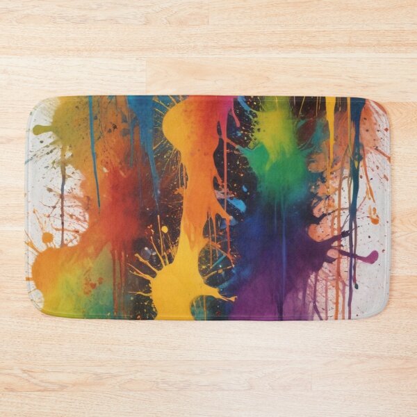Item preview, Artistic colorful splash spectrum artwork print design  designed and sold by Anshu3813.