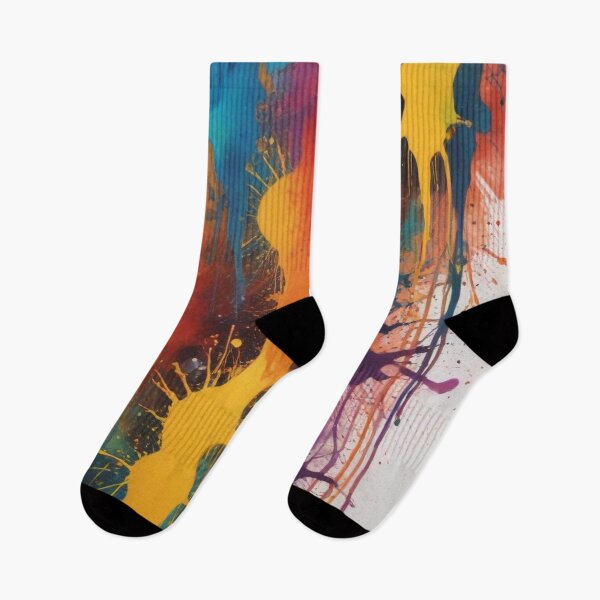 Item preview, Artistic colorful splash spectrum artwork print design  designed and sold by Anshu3813.