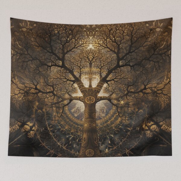 Item preview, Mystic Forest Spirit Fractal Tree Art  designed and sold by Mystikos Art.