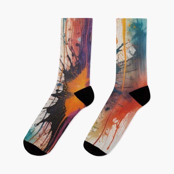 Item preview, Artistic colorful splash spectrum artwork print design  designed and sold by Anshu3813.
